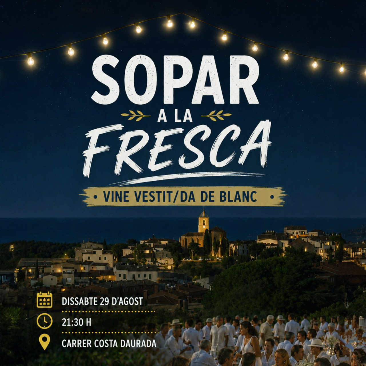 Sopar a la fresca 29-08-2026