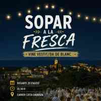 Sopar a la fresca 29-08-2026
