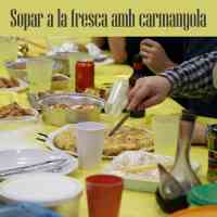Sopar a la fresca amb carmanyola